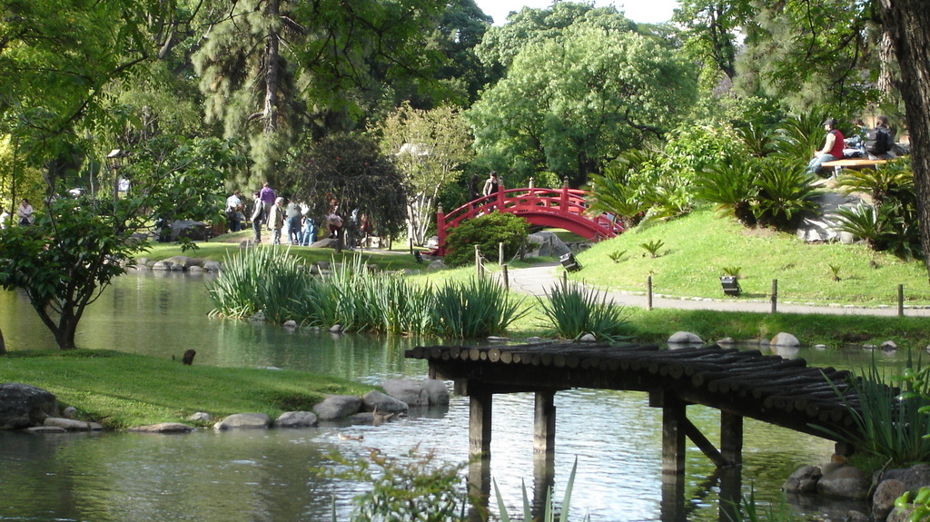 Парк 3 Февраля: японский сад